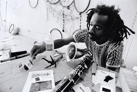 Bruce W. Talamon, David Hammons, La Salle Studio, 1977. Nasher Museum of Art, Durham